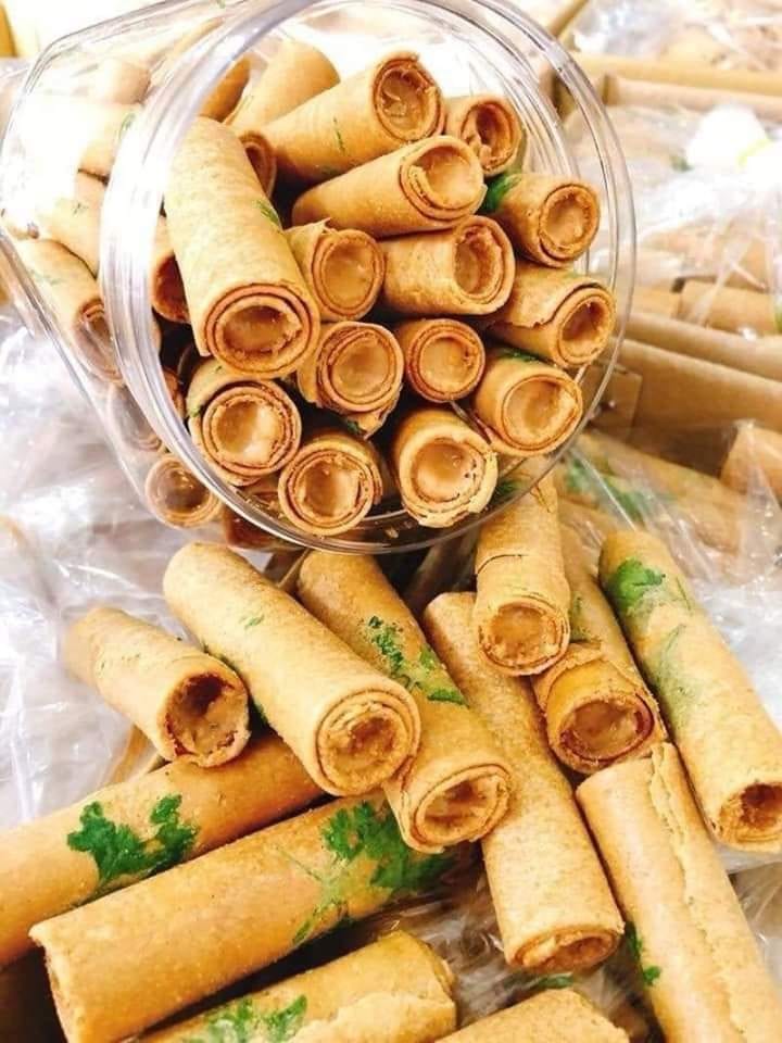 Ống ngò vàng kem đậu phộng loại đặc biệt xuất khẩu - 100g