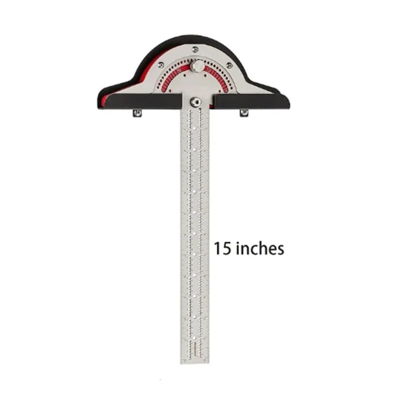 3 In 1 Adjustable Ruler Multi Combination 300mm/600mm Square Angle Ruler  Measuring Set Universal Right Angle Protractor Tools