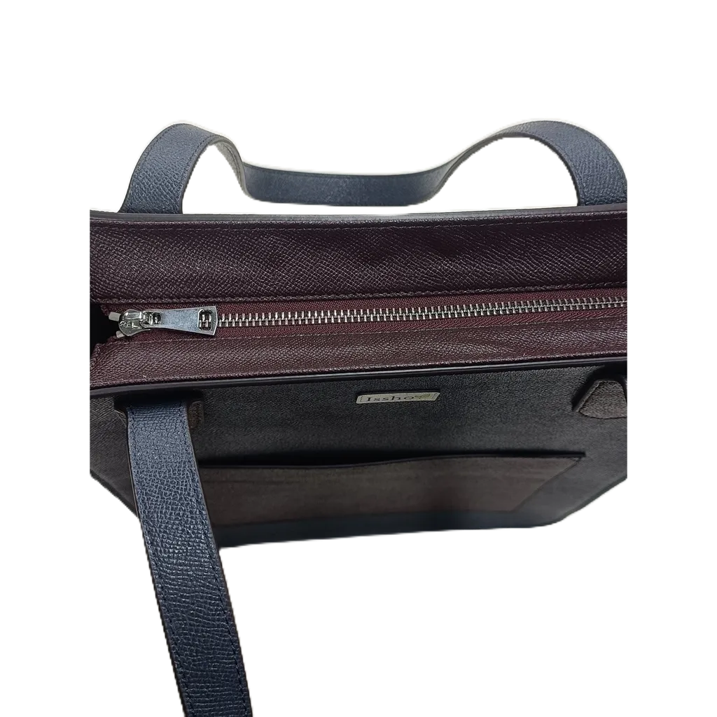 Túi tote xách Laptop Da thật phối 2 màu