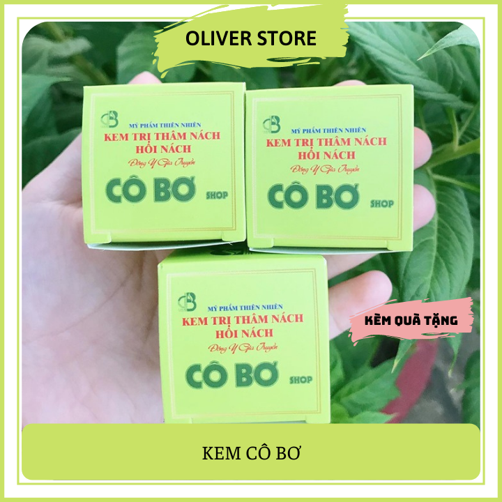 [CÓ QUÀ TẶNG] COMBO 3 HỘP Kem loại bỏ thâm nách hôi nách CÔ BƠ, đánh bay mùi hôi, làm sáng mịn da