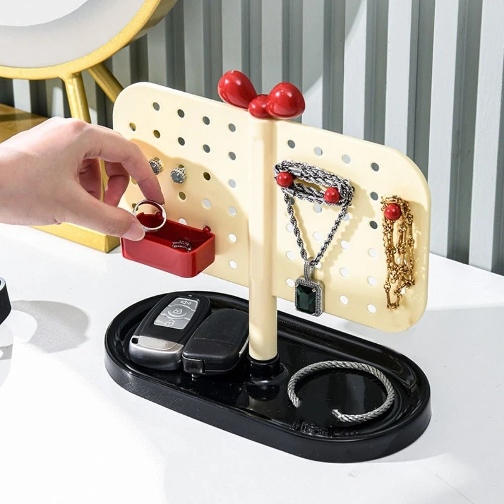 Ring Storage Rack Ring Storage Multifunctional Perforated Board Storage Rack Adjustable ...