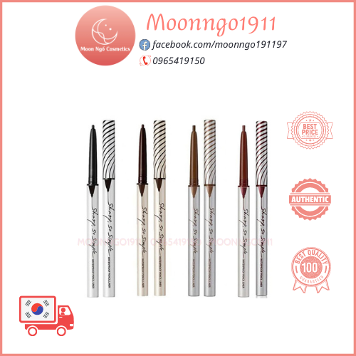Chì kẻ mắt C.L.I.O Sharp So Simple Waterproof Pencil Liner