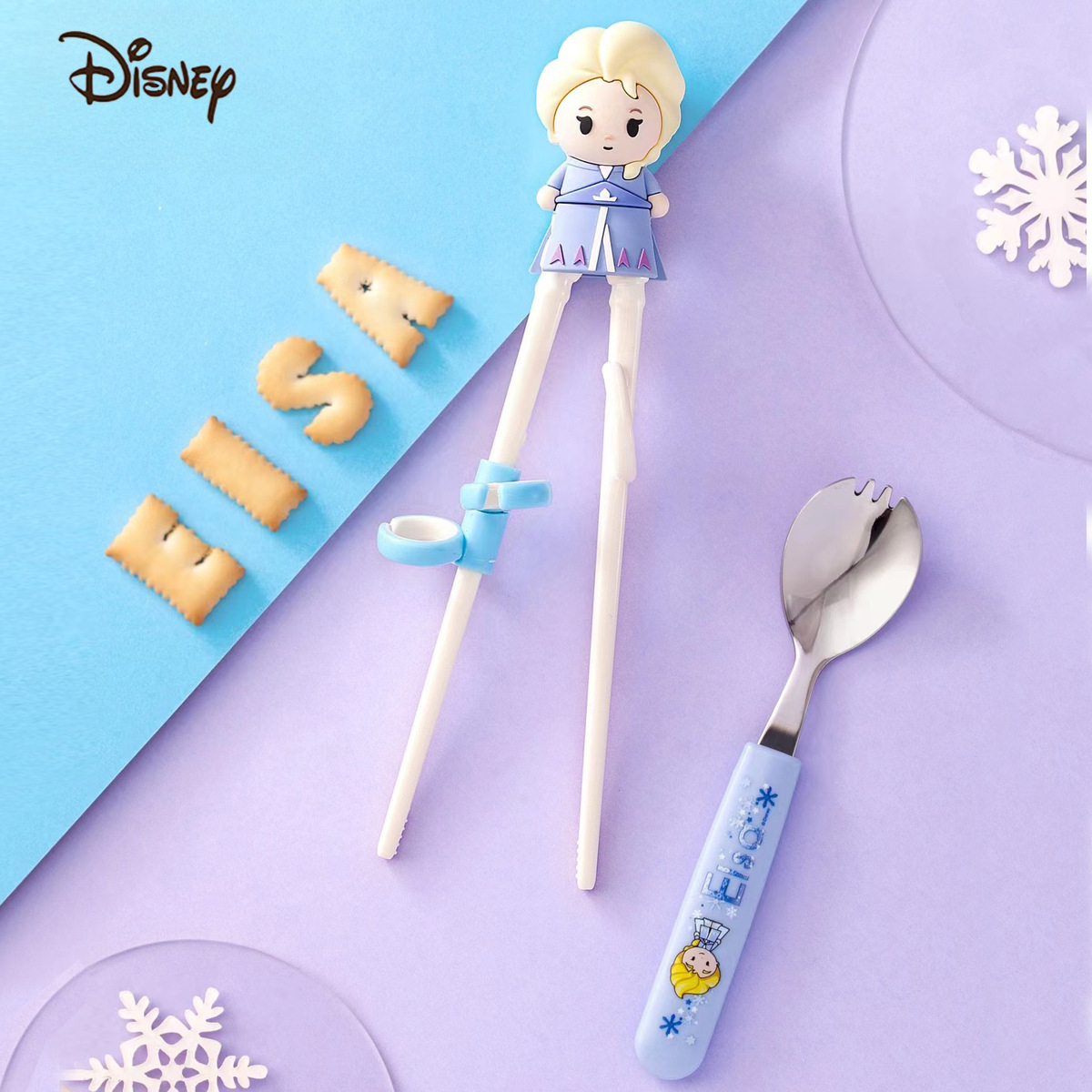Disney Cartoon Children s Chopsticks Spoon Kit Mickey Stainless Steel