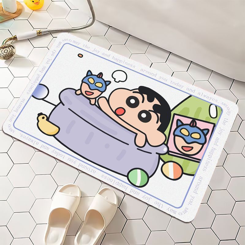 Household absorbent and wear-resistant floor mats are machine washable and dirt-resistant, foot mats, diatom mud carpets, and original easy-to-dry mats