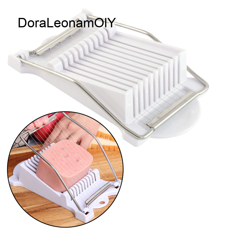 Luncheon Meat Slicer Stainless Steel Cheese Slicer Boiled Egg Fruit Cutter Butter Cutter Kitchen Tools
