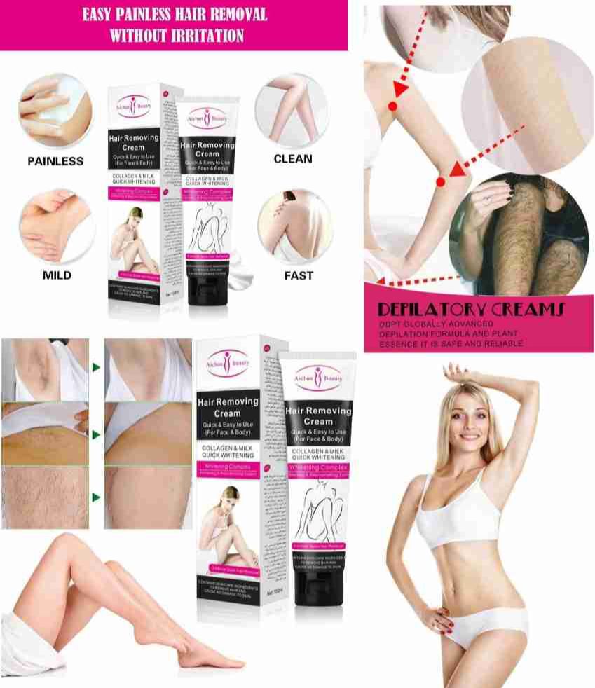 Aichun%20Beauty%20Hair%20Removing%20Cream%20for%20Face%20Body%20Legs%20Bikini%20Abhr%20with%20Painless%20Collagen%20&%20Milk%20100ML%20-%20Image%202