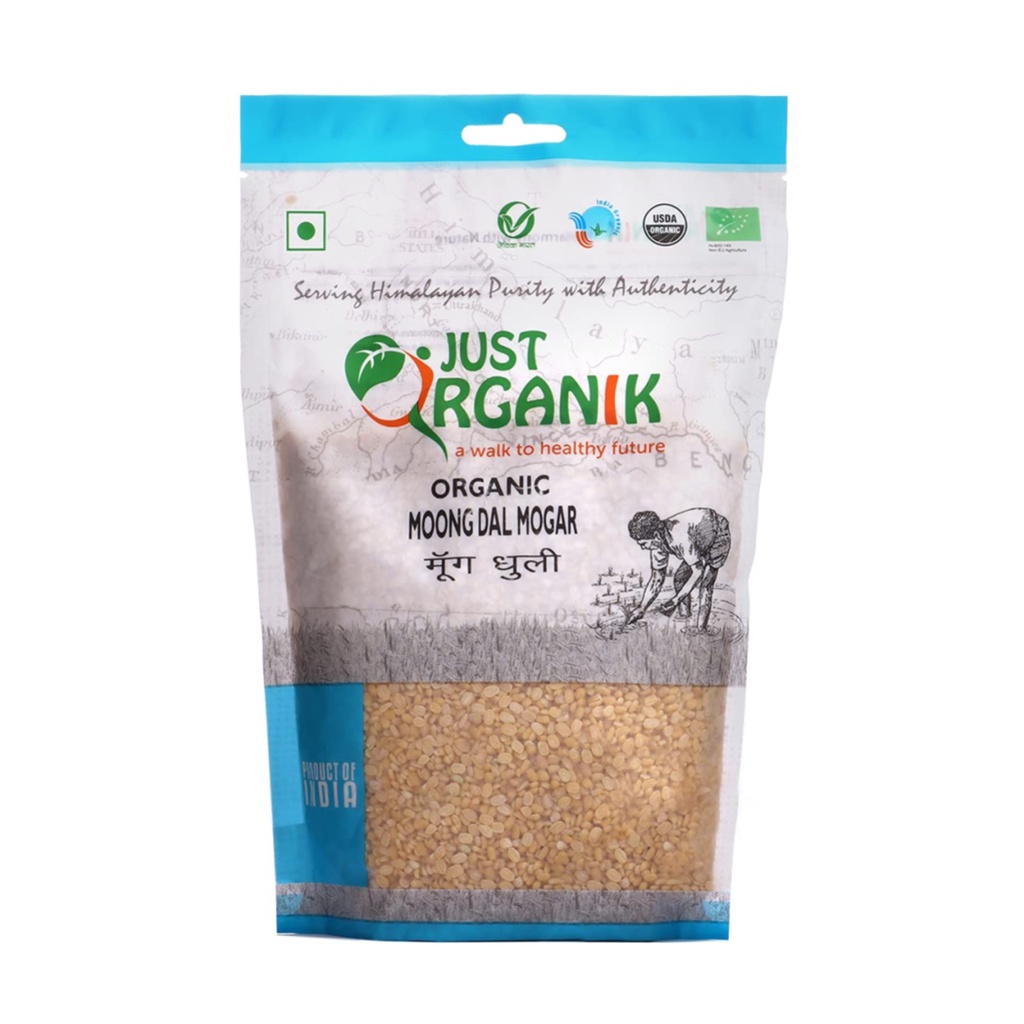 Đậu Xanh Hữu Cơ, Organic Moong Dal Mogar, Split Mungbean