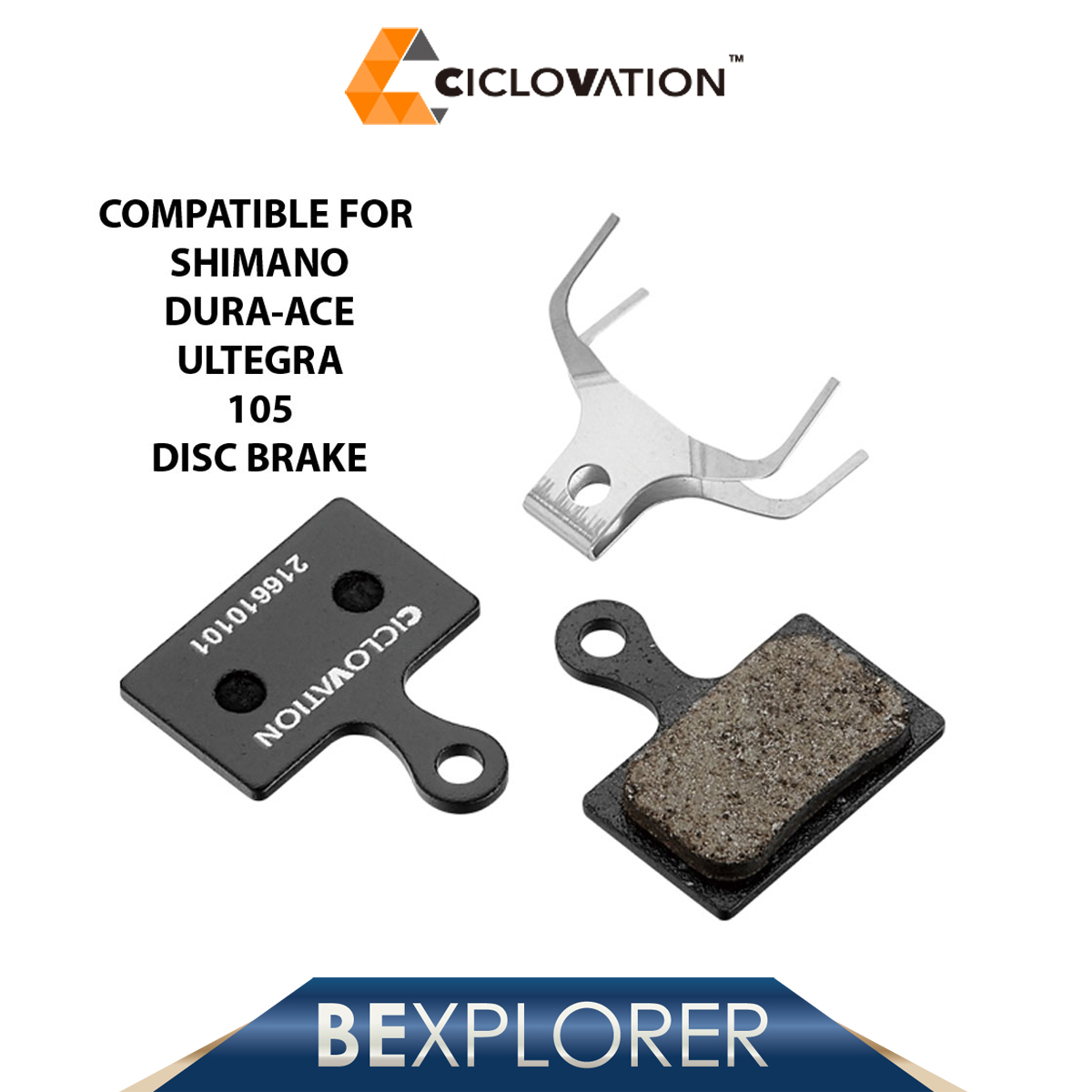 CICLOVATION DISC BRAKE PAD SHIMANO KTYPE For SHIMANO DURAACE ULTEGRA