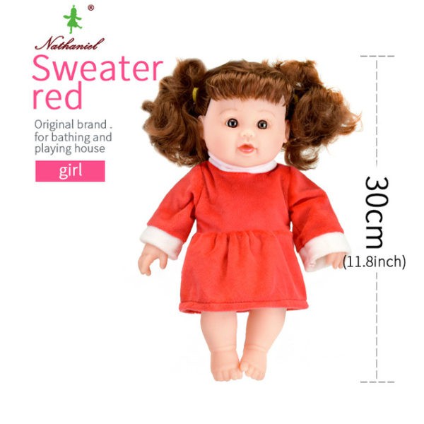 Búp Bê Nhựa Cao Cấp Nathaniel Bé Gái 30cm