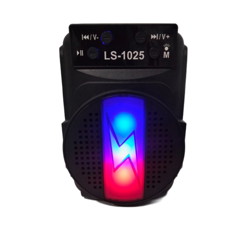 Portable Bass Speaker Bluetooth TF/USB/AUX/led Flashing Lights. 