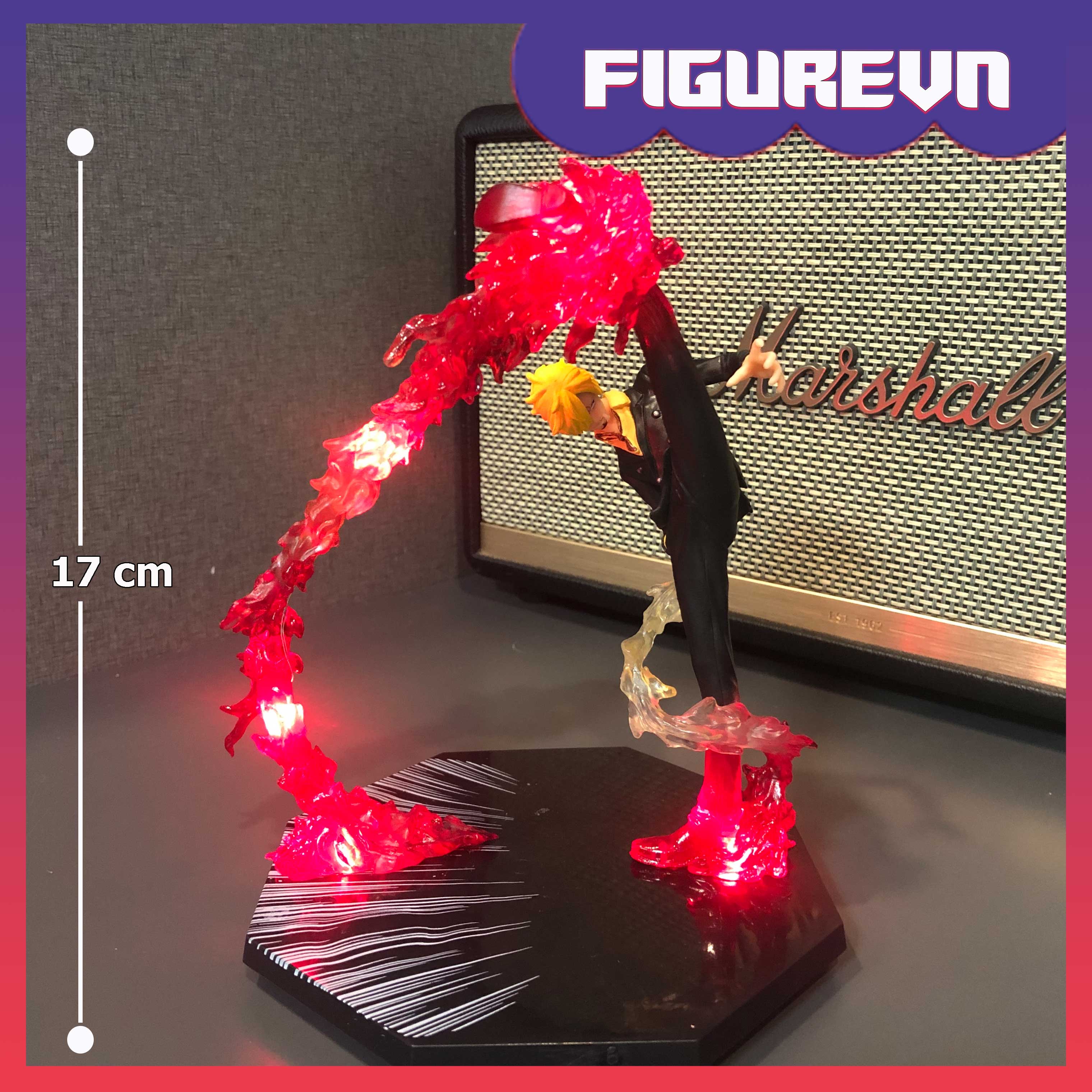 Mô hình Sanji đá lửa 17 cm - One Piece