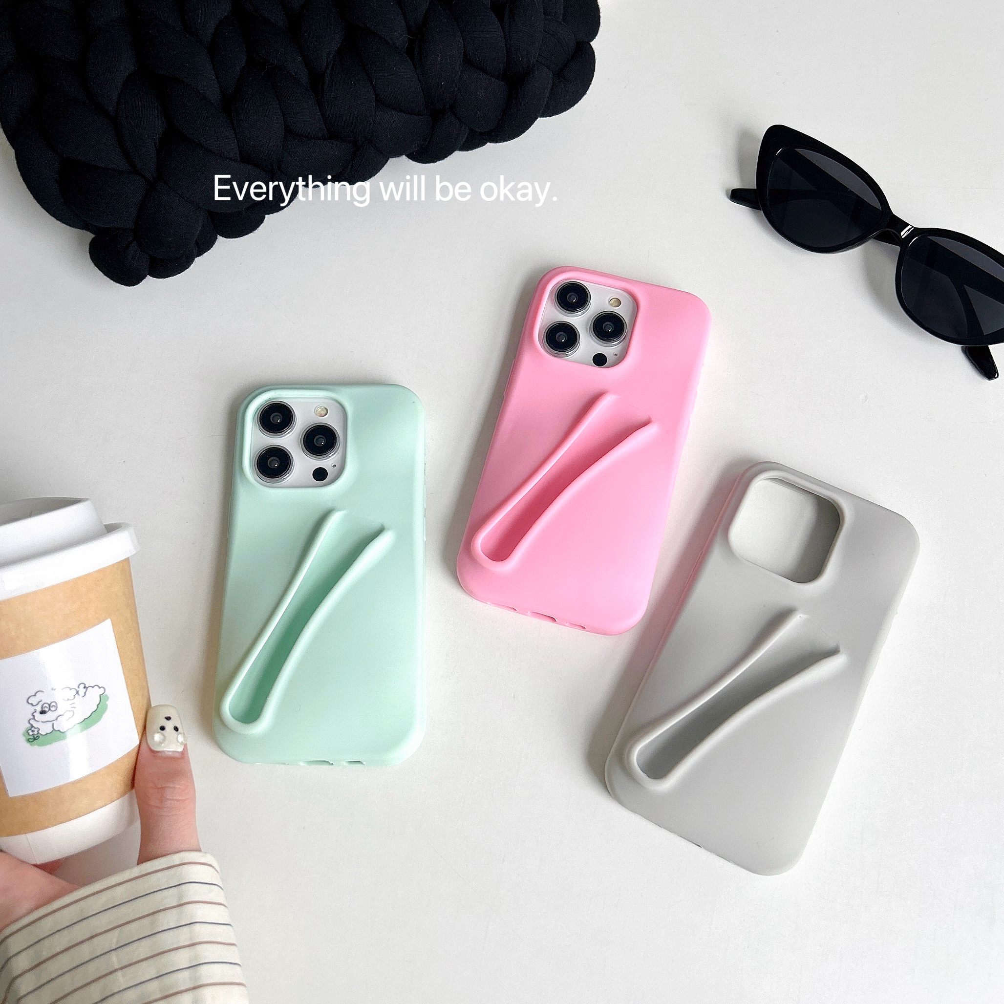【Can Be Installed Lipstick】Sroof Case For iPhone 6 7 8 11 12 13 14 15 16 Pro Max X XR XS Max 7 8 14 15 16 Plus 12 13 Mini New fashion glossy soft liquid silicone Hailey Phone Case Back Cover.