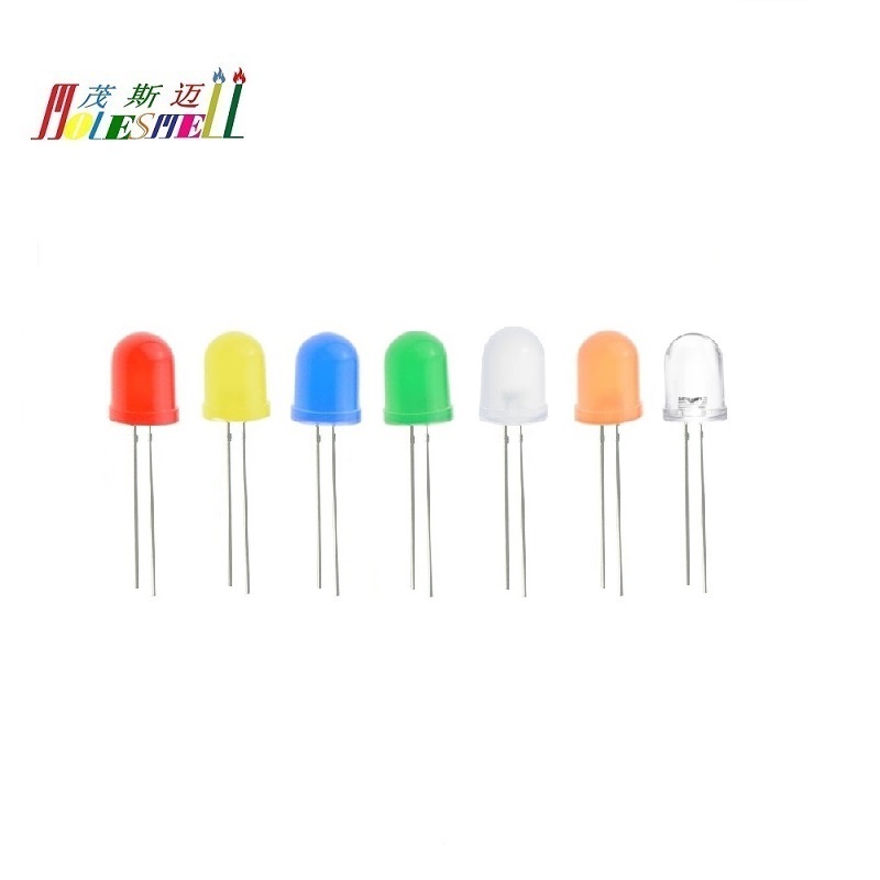 10pcs%208mm%20Led%20Red%20Blue%20Green%20White%20RGB%20Diffused/Water%20Clear%20Lens%20Lamp%20Diodes%20Bulb%20-%20Image%202