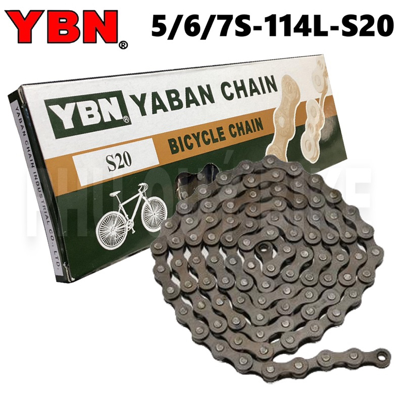 Sên xe đạp ybn s20-114l, dùng líp 5/6/7 tầng - hàng chính hãng