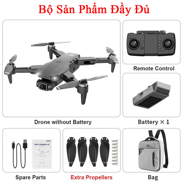 Drone camera 4k, Flycam L900 Pro SE G.P.S, Máy Bay Flycam, Mini Drone 4k Camera, Flycam Mini Giá Rẻ, Playcam,...
