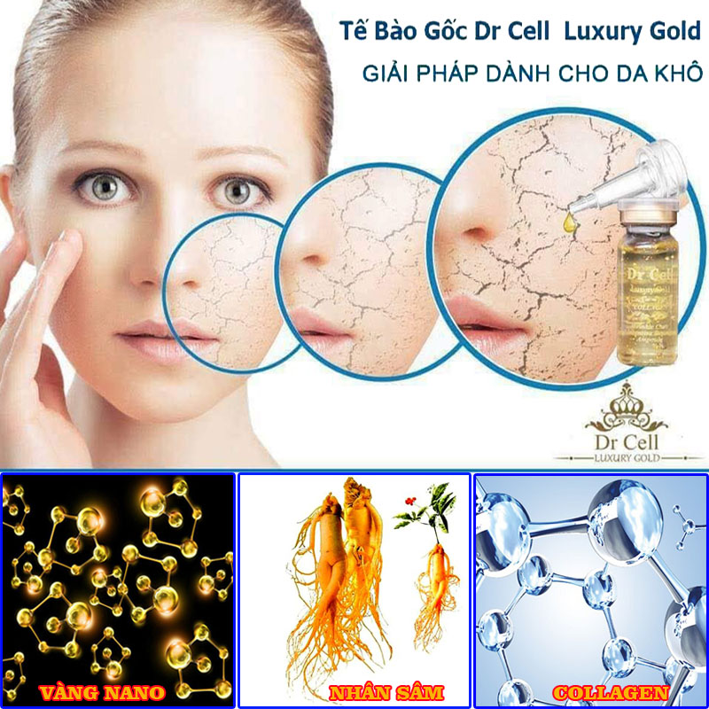 Serum Phục Hồi Da, Tế Bào Gốc Dr Cell, Chai 5ml