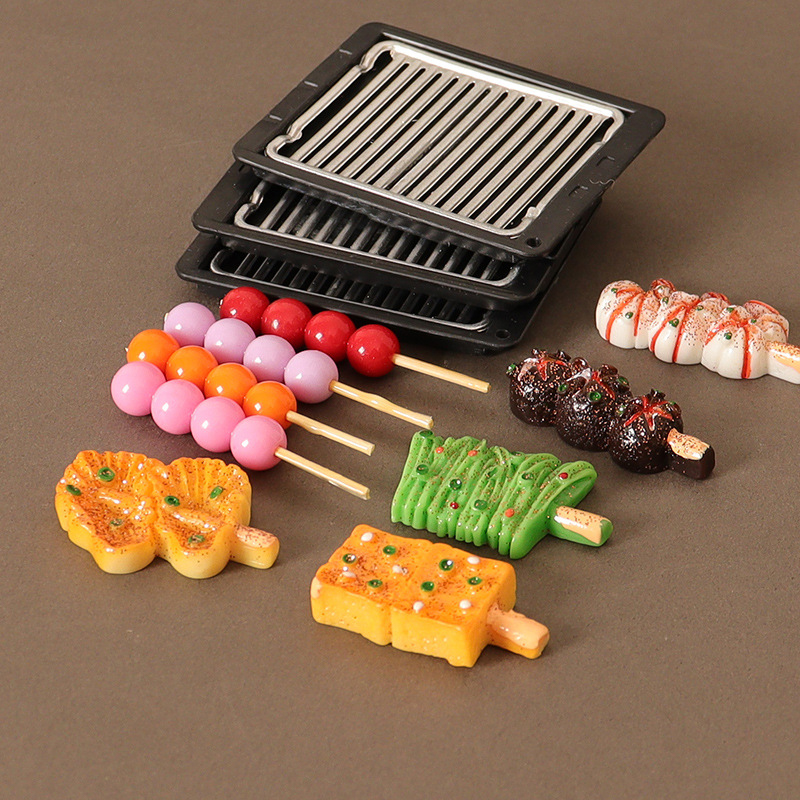 1Set%201:12%20Dollhouse%20Miniature%20Barbecue%20Grilled%20Skewers%20W/Tray%20Food%20Kitchen%20Decor%20DUJU%20-%20Image%204