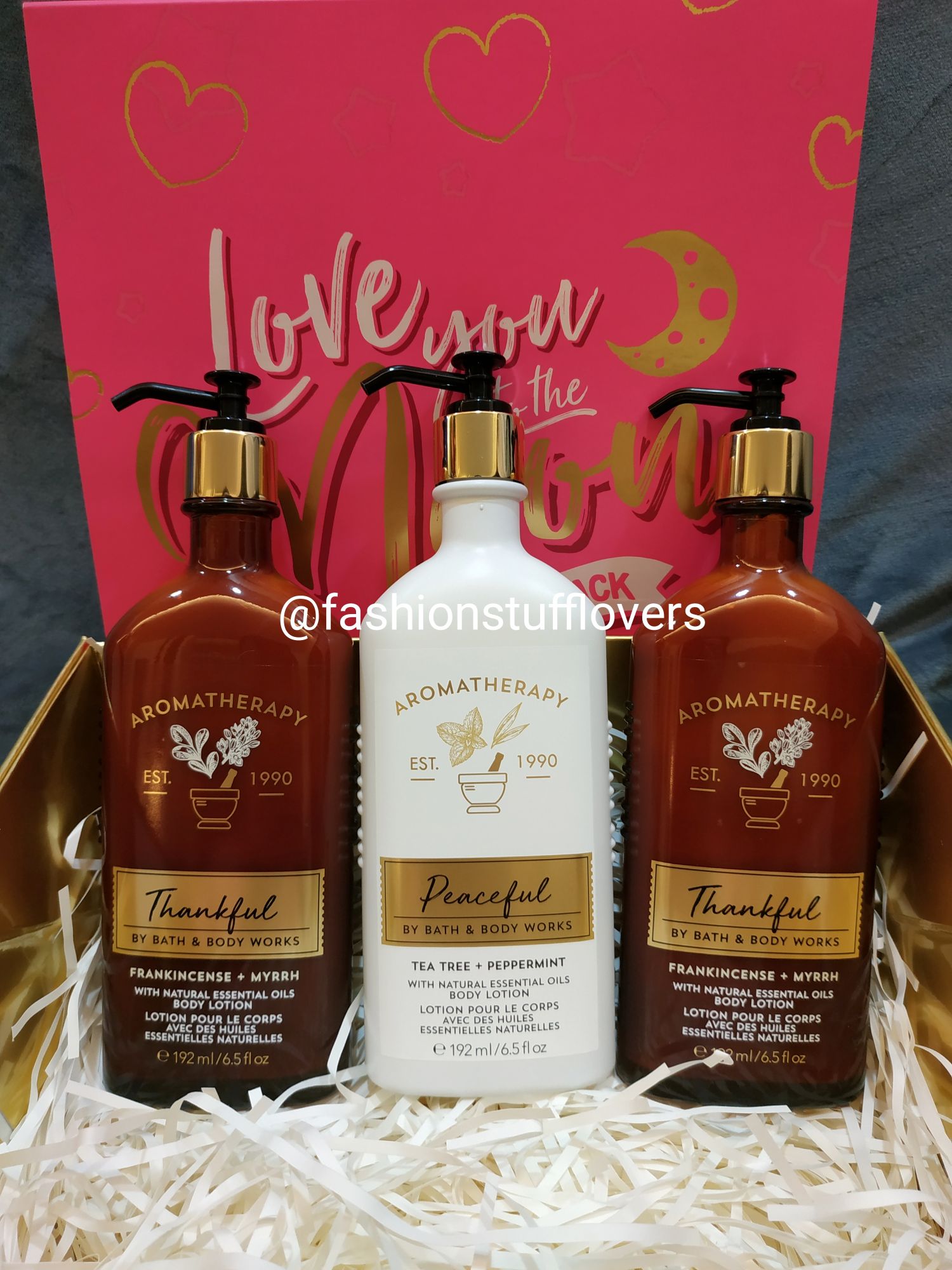 Mix and match your gift set thankful gift body lotion and body