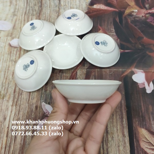 chén muối tiêu nhỏ sứ Minh Long - chén muối tiêu nhỏ