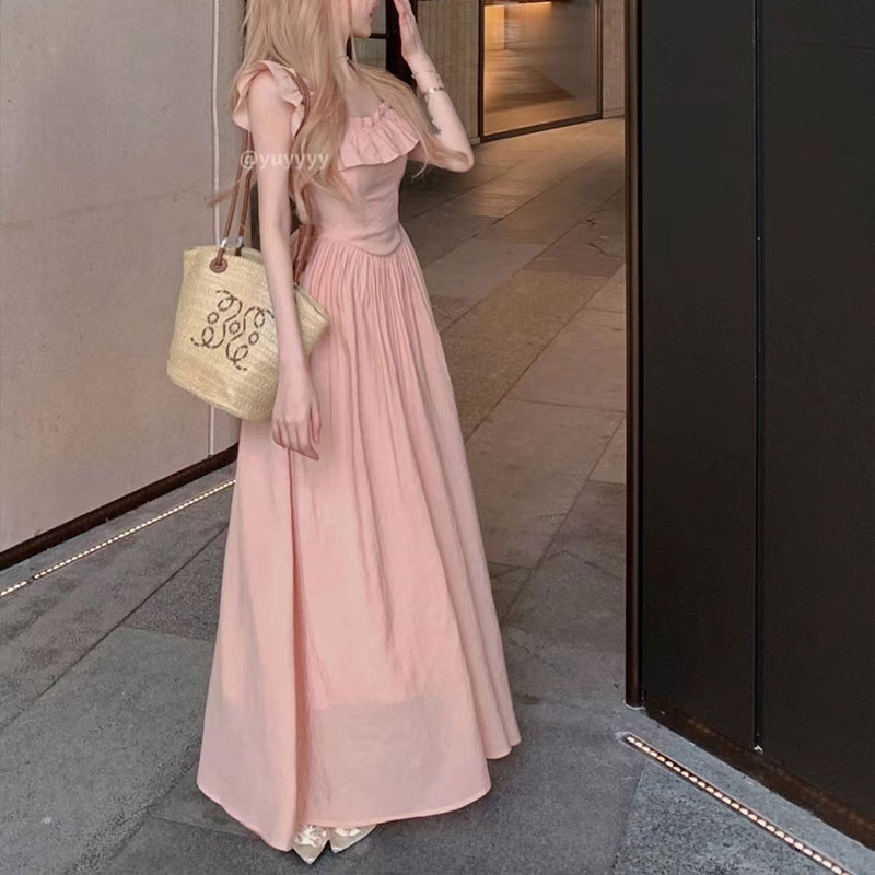 CHU MAN JIA Ruffled A-line dress