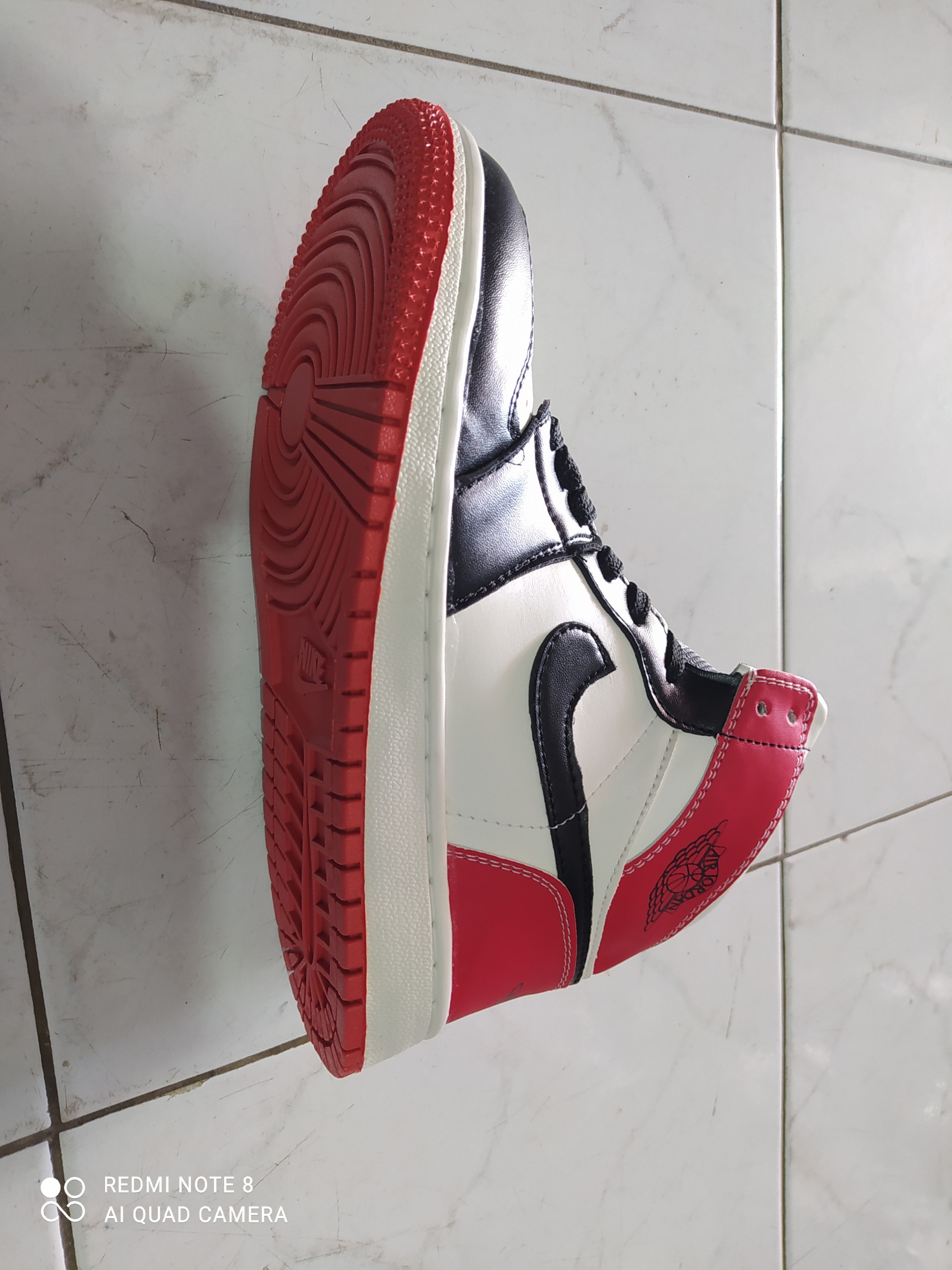 Giày Jordan cổ cao Đỏ Đen💥 Sneaker nam nữ đủ size