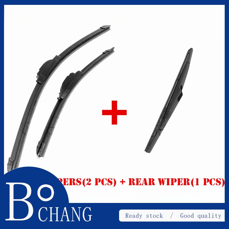 BC Ford FIESTA Wiper Blade Set for fista Hatchback/HB Car Window Wipers Bundle by wifer