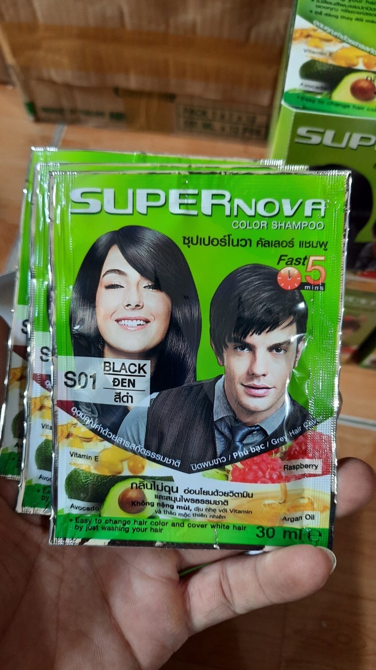 [Hcm]Super Nova Herbal Hair Dye with Long Lasting Color