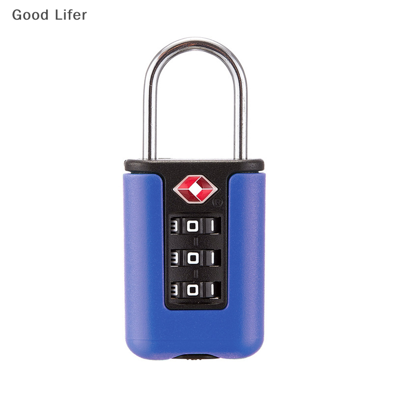 Good lifer kết hợp khóa mini vali khóa hợp kim 3 chữ số kết hợp cho tsa pp mật khẩu mã hành lý khóa cho du lịch phụ kiện