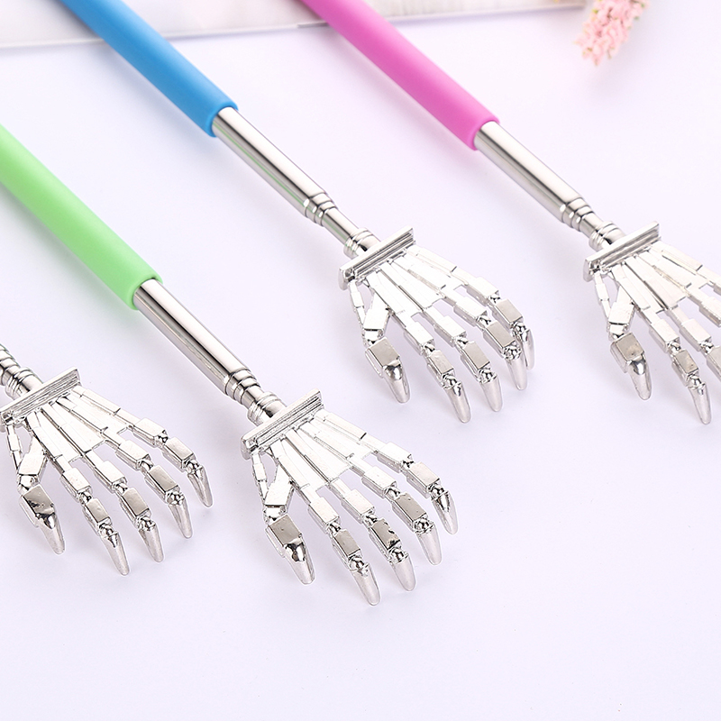 Stainless Steel Back Scratcher Telescopic Machine Hand Metal Back Itch ...