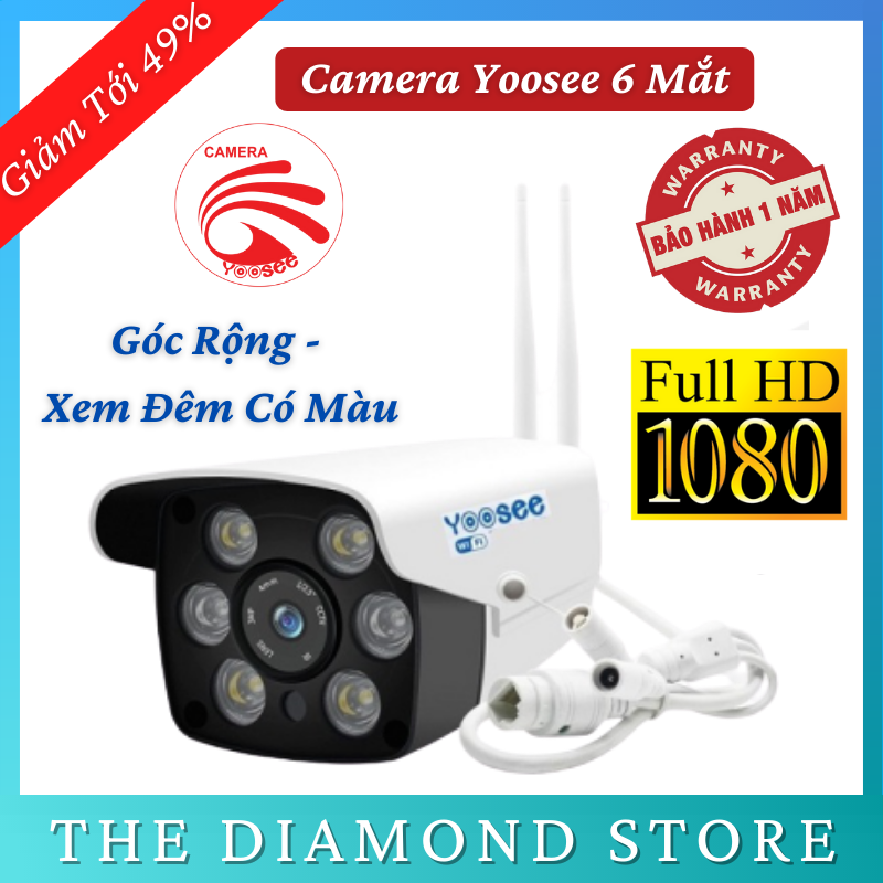 Camera Ngoài Trời 2.0 Yoosee Chống Nước Đàm Thoại 2 Chiều