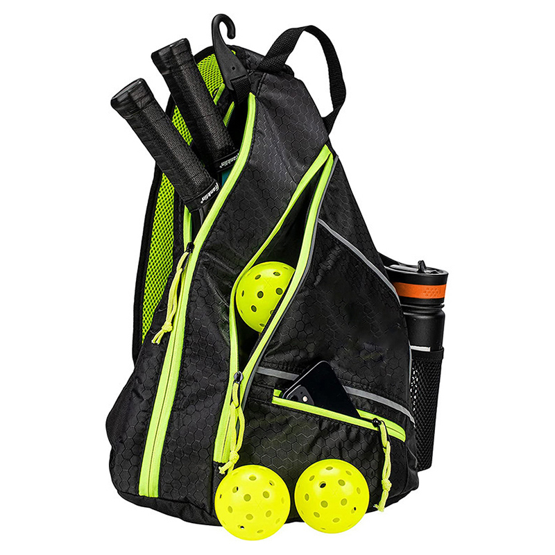 YADUN Pickleball Túi người đàn ông phụ nữ của ba lô có thể điều chỉnh Sling Bag với hàng rào móc nâng cấp công suất an toàn túi chai Nước Chủ