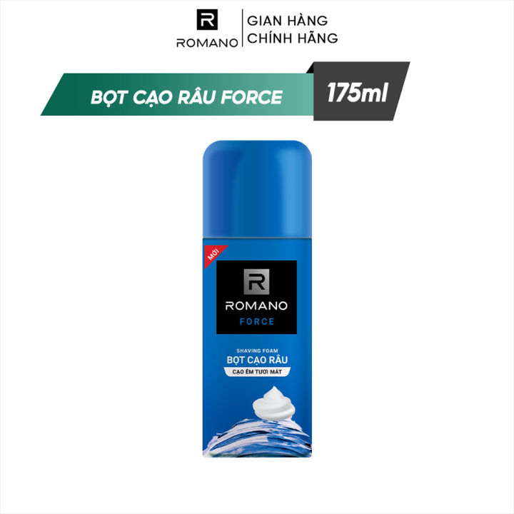 BỌT CẠO RÂU ROMANO CLASSIC/FORCE 175ml