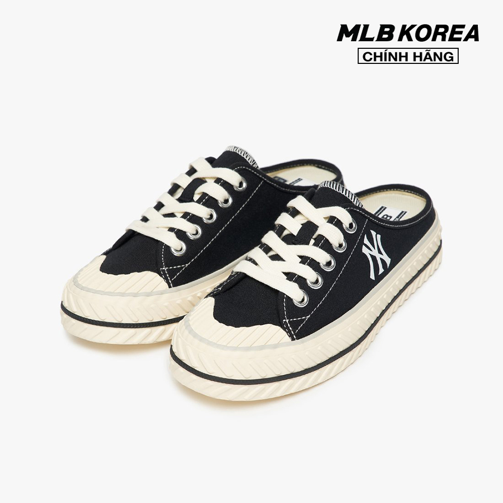 [FLASH VOUCHER 30% + MUA 2 GIẢM 10% + FREESHIP| DUY NHẤT 18/03] MLB - Giày mule thời trang Playball Origin 3AMUUA11N-50BKS