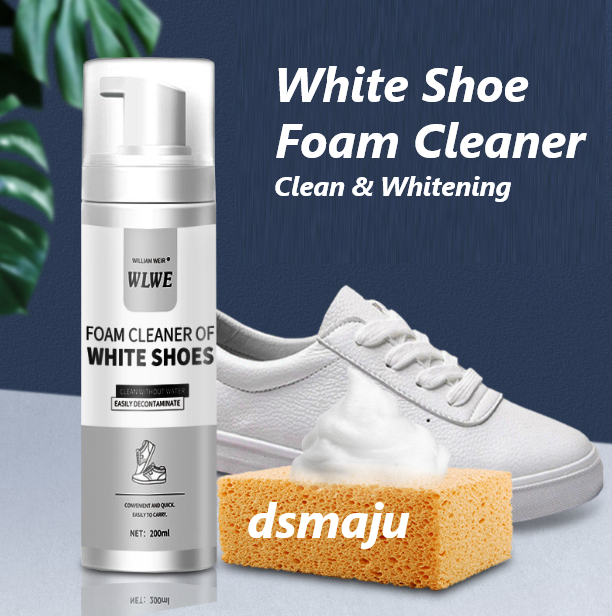 Duitmali Pencuci Kasut Perempuan Lelaki Sneaker Foam Cleaner White Shoes  Cleaner School Shoes Cleaner