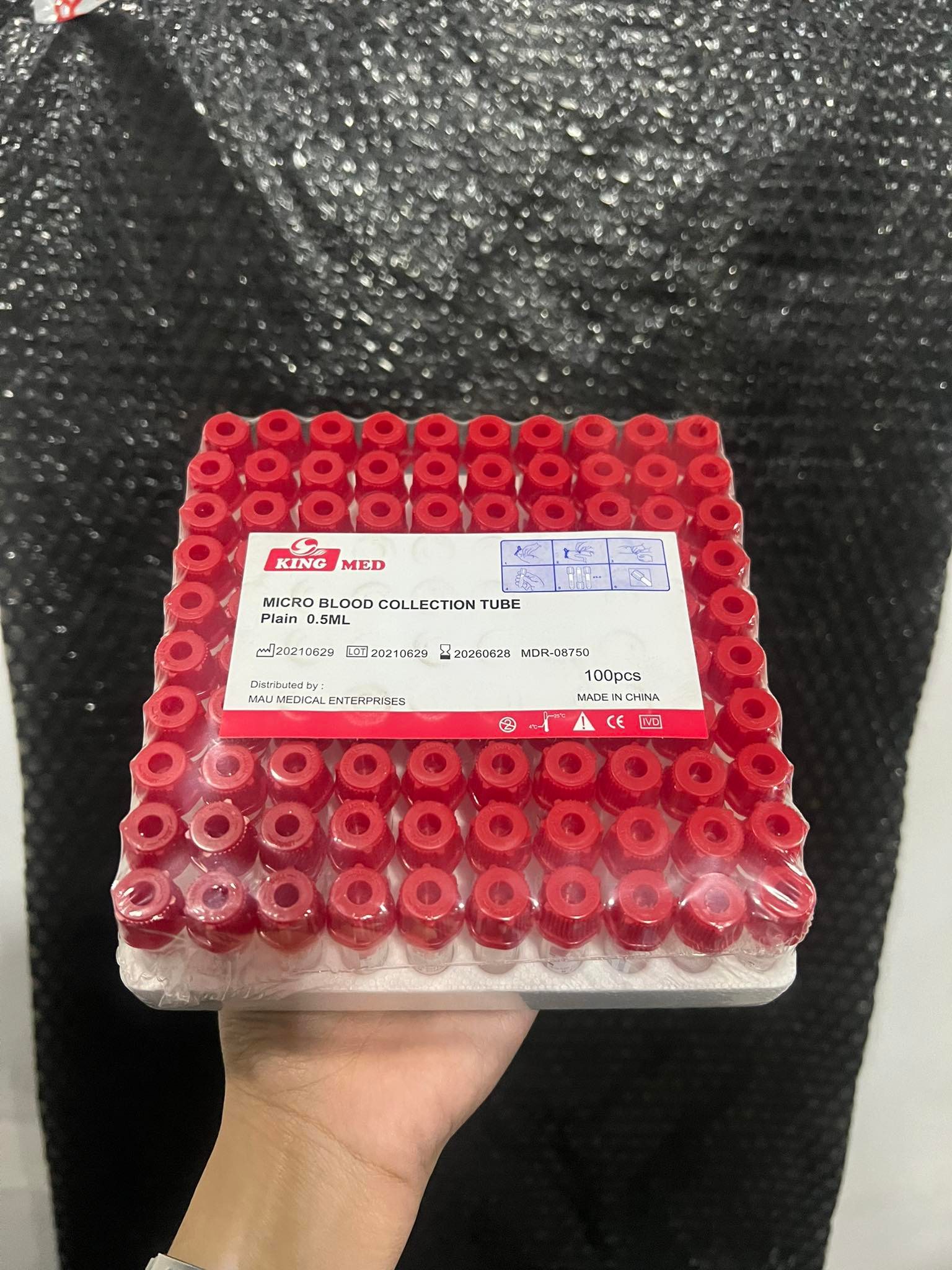 MICROTAINER BLOOD COLLECTION TUBE RED PER TRAY Lazada PH