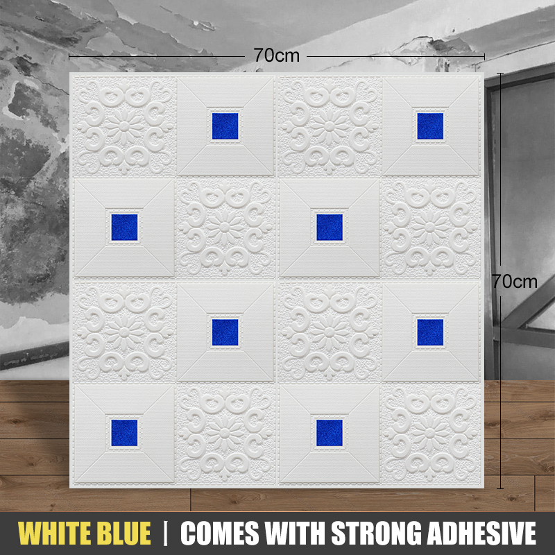 3d foam wallpaper design for wall 70x70 foam sticker wholesale