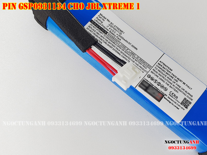 Pin GSP0931124 cho loa Bluetooth JBL Xtreme 1