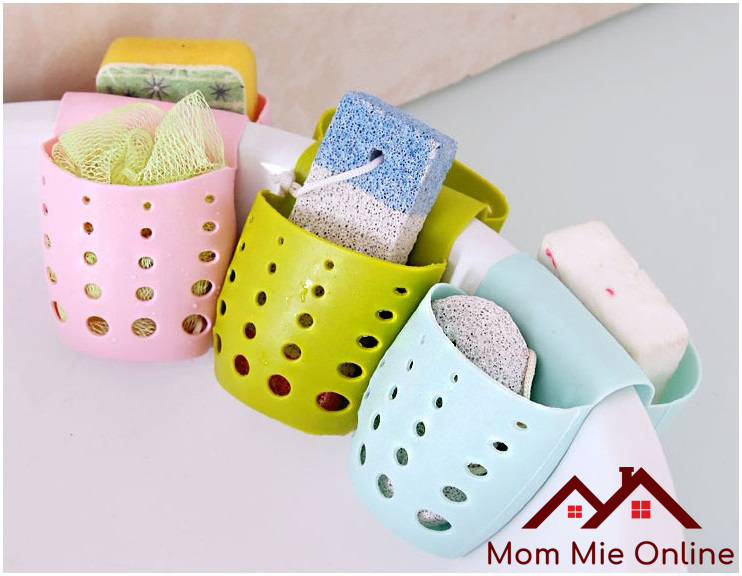 [Xả hàng] Giỏ nhựa dẻo đôi đựng vật dụng rửa chén - B102