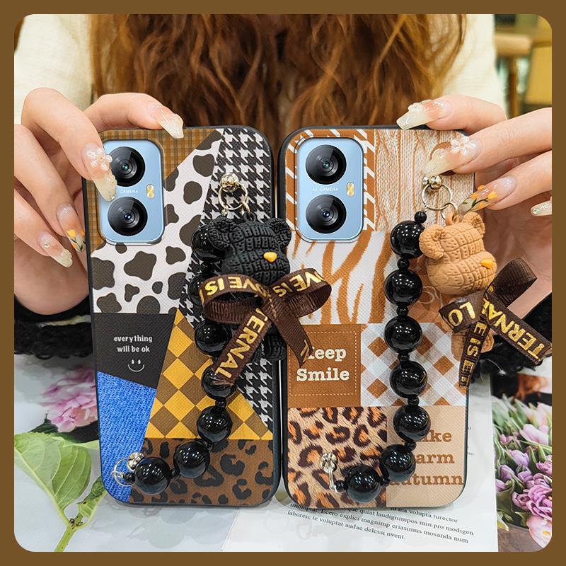Dirt-resistant Anti-knock Phone Case For Blackview A52 cute Back Cover Black pearl pendant Skin-friendly feel Cartoon. 