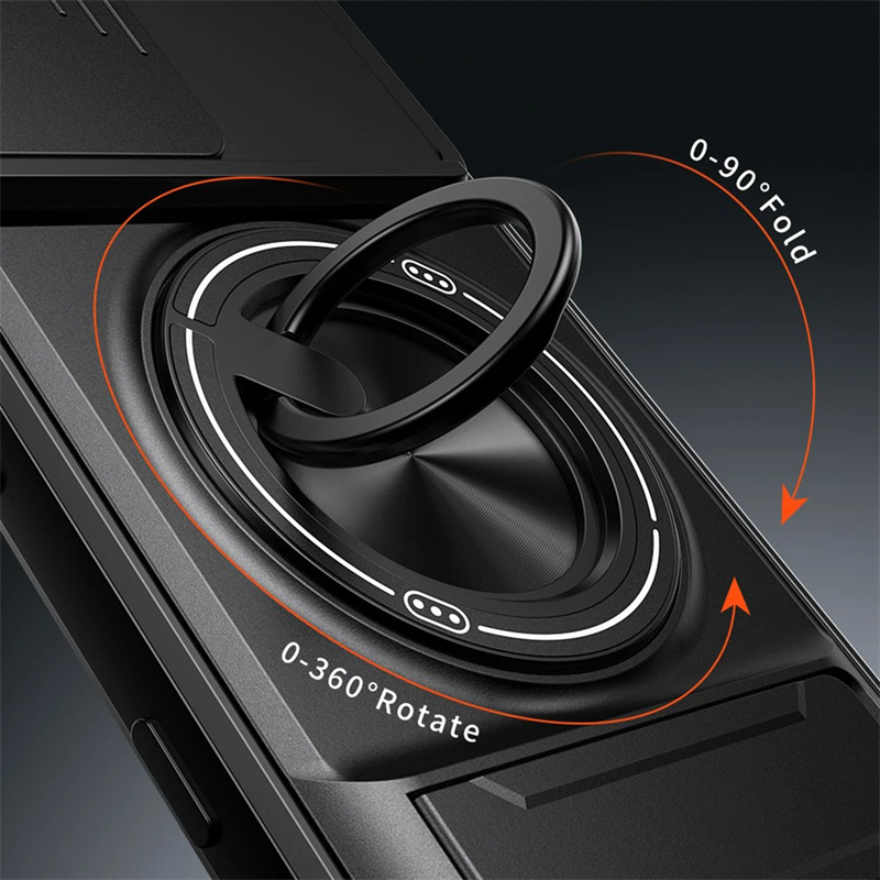 Phone case For Infinix Note Edge 5G Phone Case Magnetic Back Cover Hard Shock Resistant Camera Protection Bracket Navigation Bracket Ring Cover For Infinix Note Edge 5G Cover cases.