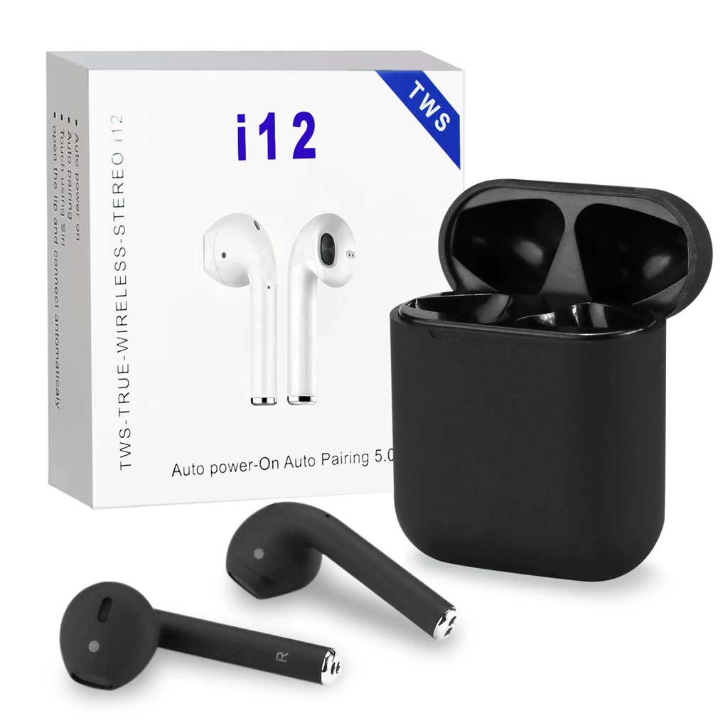 Tai nghe bluetooth i12 TWS cảm biến vân tay