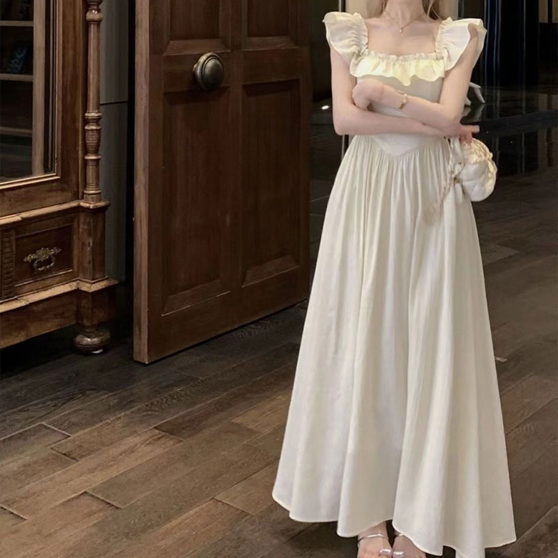 CHU MAN JIA Ruffled A-line dress