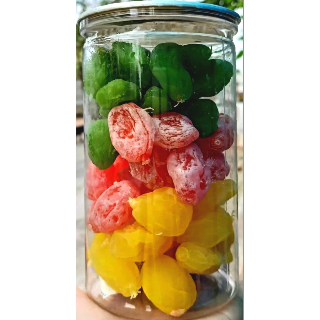 Mứt đào mix vị - hộp 500g - ăn vặt siêu ngon - tết tt mart 99