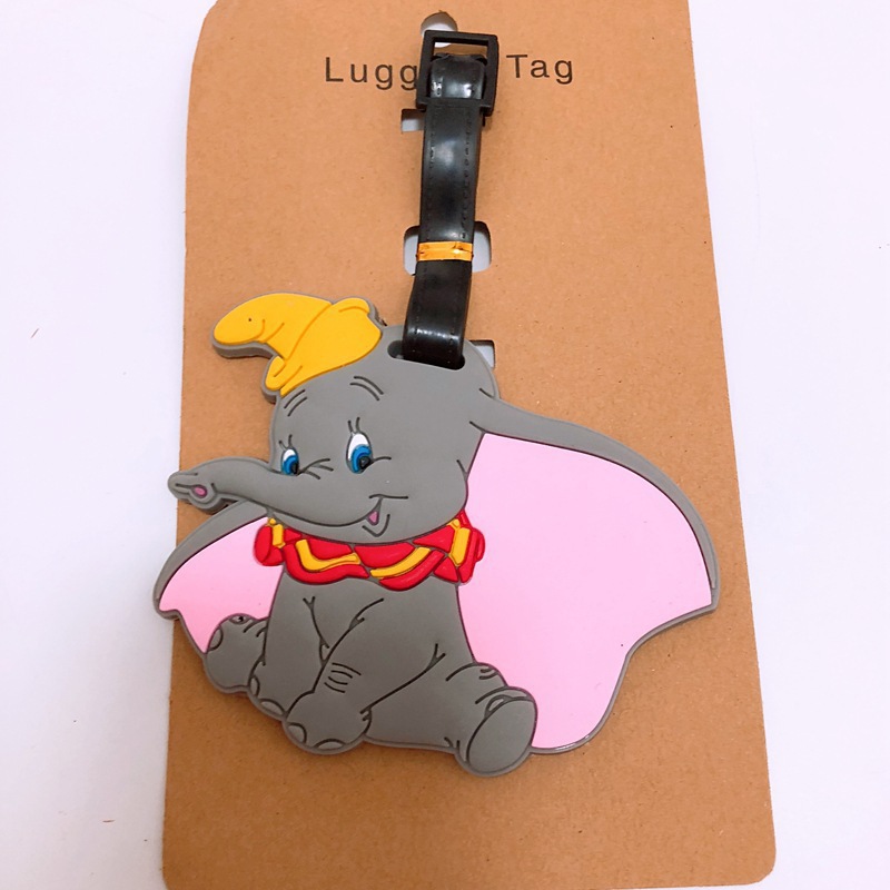 Super Mary Boarding Pass Luggage Tag Cute Dumbo Pickle Luggage