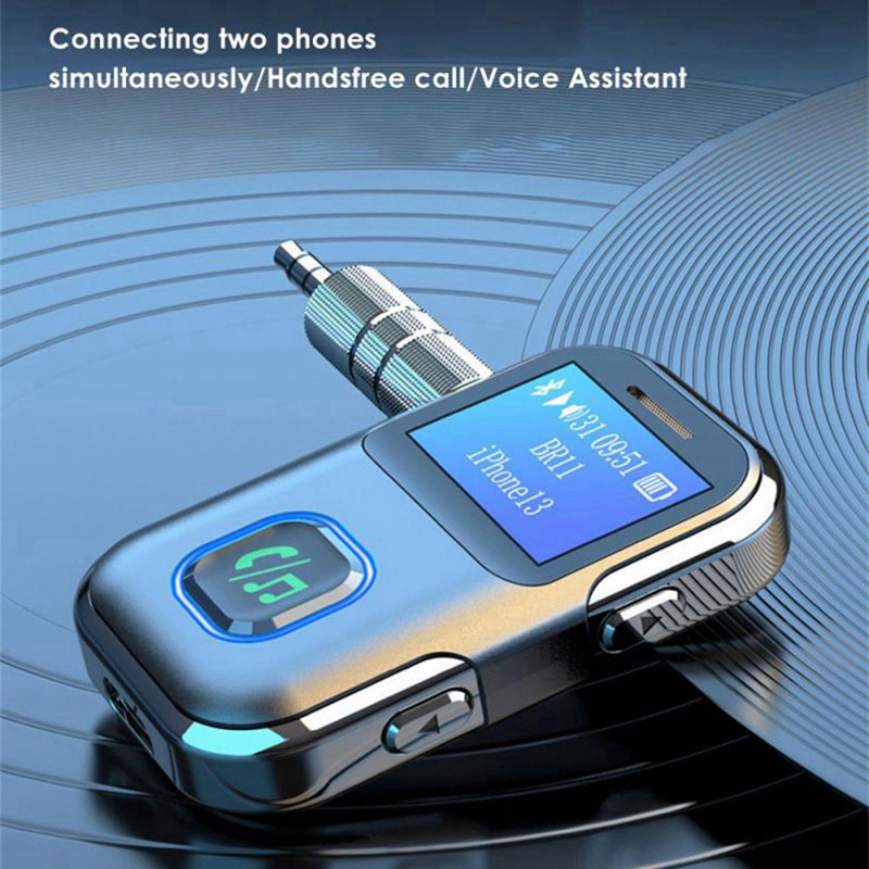 BR11 Car Bluetooth Audio Receiver 3.5mm Wireless Audio Adapter Receiver Portable MP3 Player