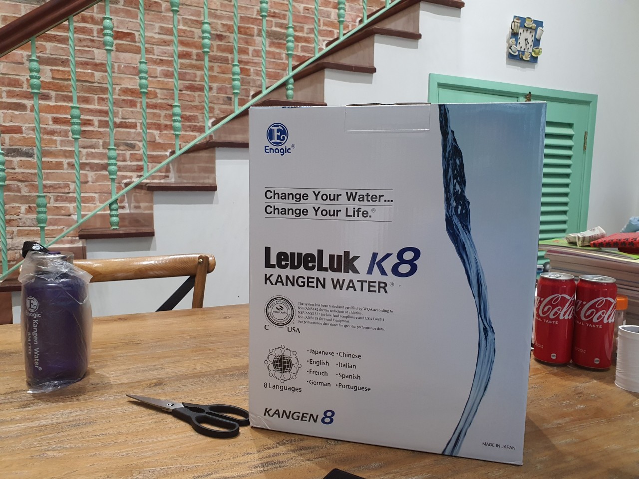 [Máy mới] Máy Lọc Nước Điện Giải Ion Kiềm Nhật Bản Leveluk K8 (BH chính hãng)