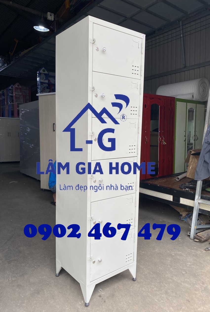 TỦ SẮT LOCKER 6 TẦNG - GIAO NHANH 2H - MỚI 100%