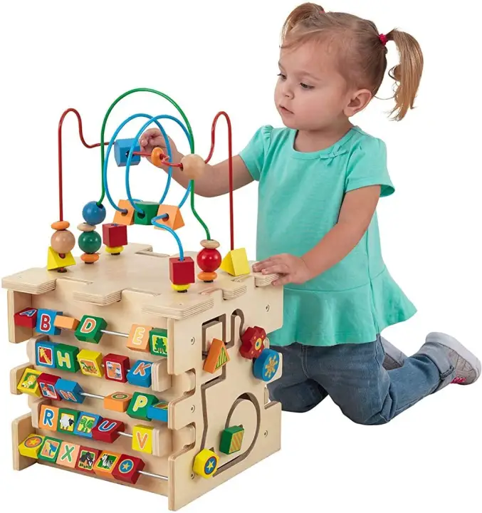 KidKraft Deluxe Wooden Activity Cube 
