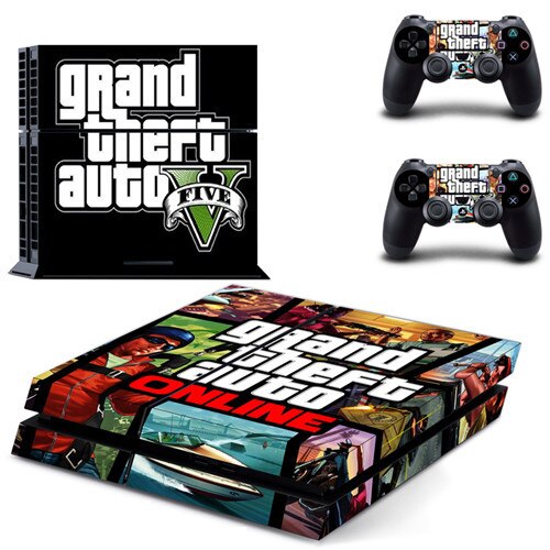Grand Theft Auto V GTA 5 PS4 Skin Sticker Decal For Sony