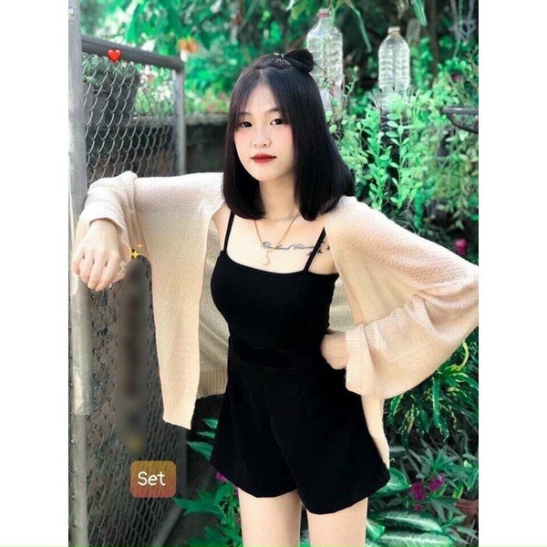 Áo Cadigan len mỏng phong cách Hàn Quốc CỰC XINH. SMC